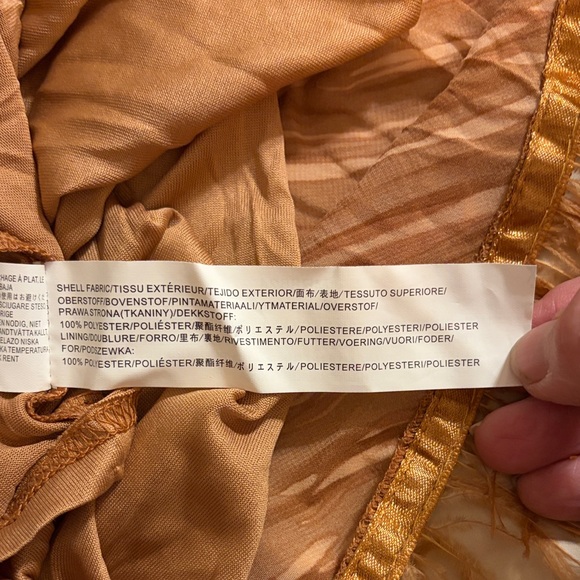 Moon River Rust Maxi Dress - Picture 8 of 9